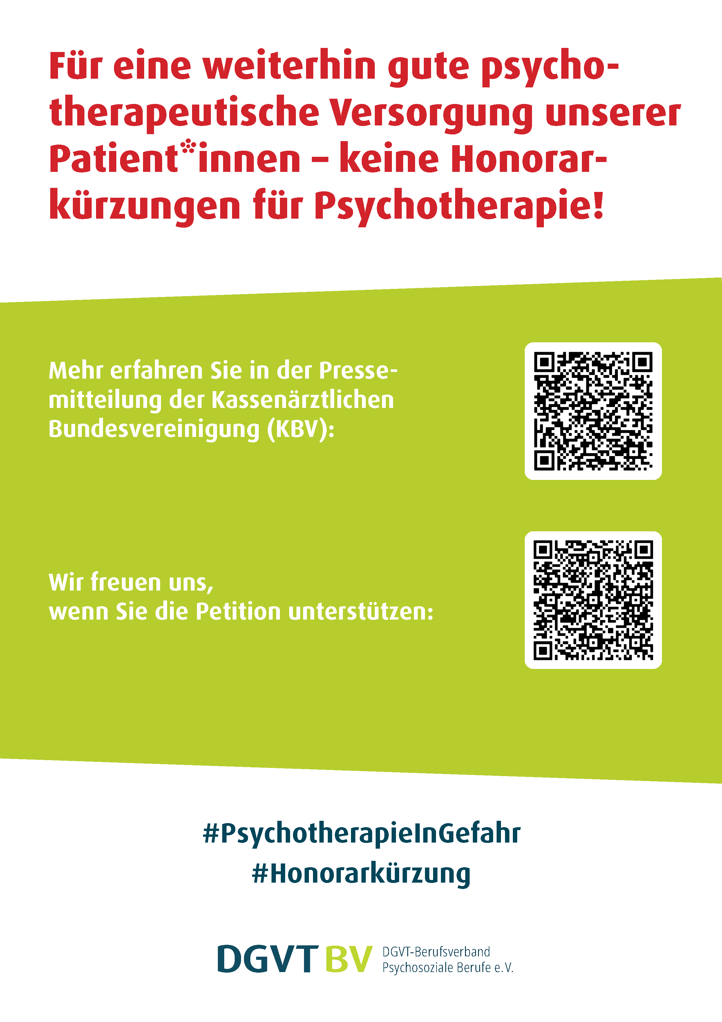 Honorarkürzung psychotherapeutischer Leistungen 2026